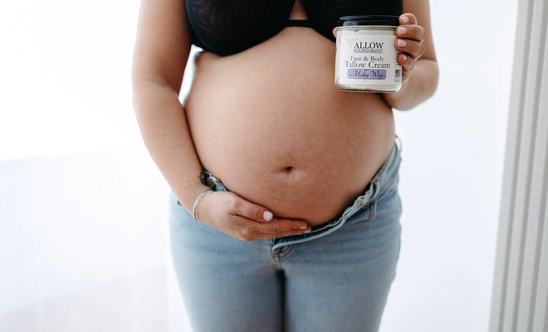 Dry Postpartum Skin and Beef Tallow